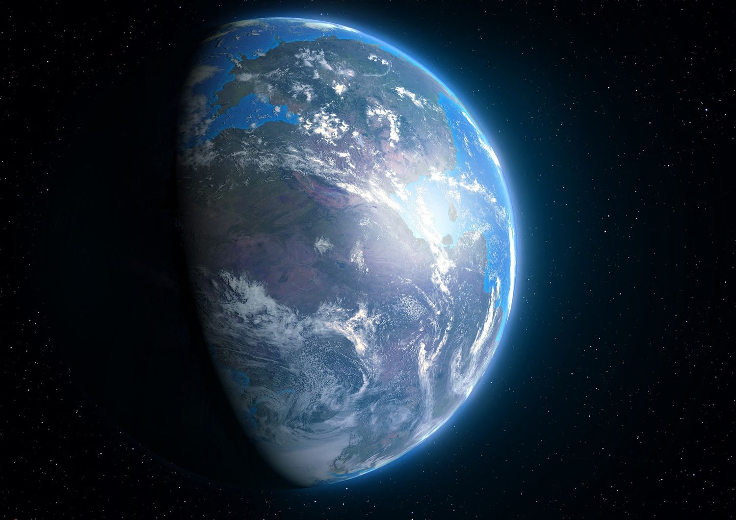 Pianeta Terra visto dallo spazio