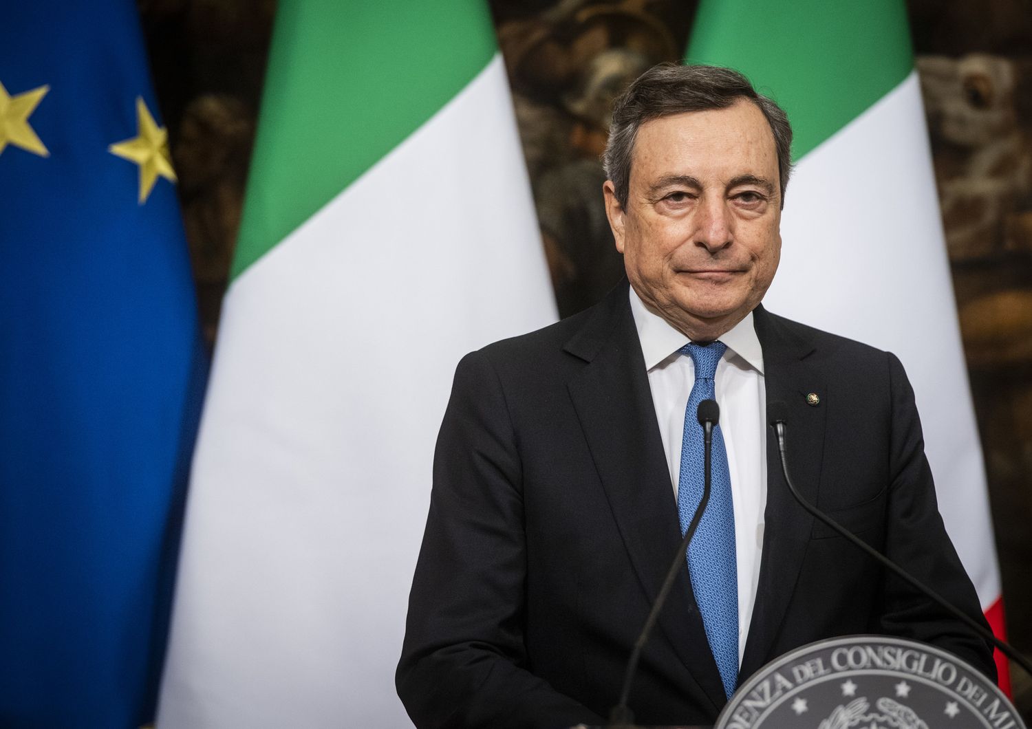 Il premier Mario Draghi&nbsp;