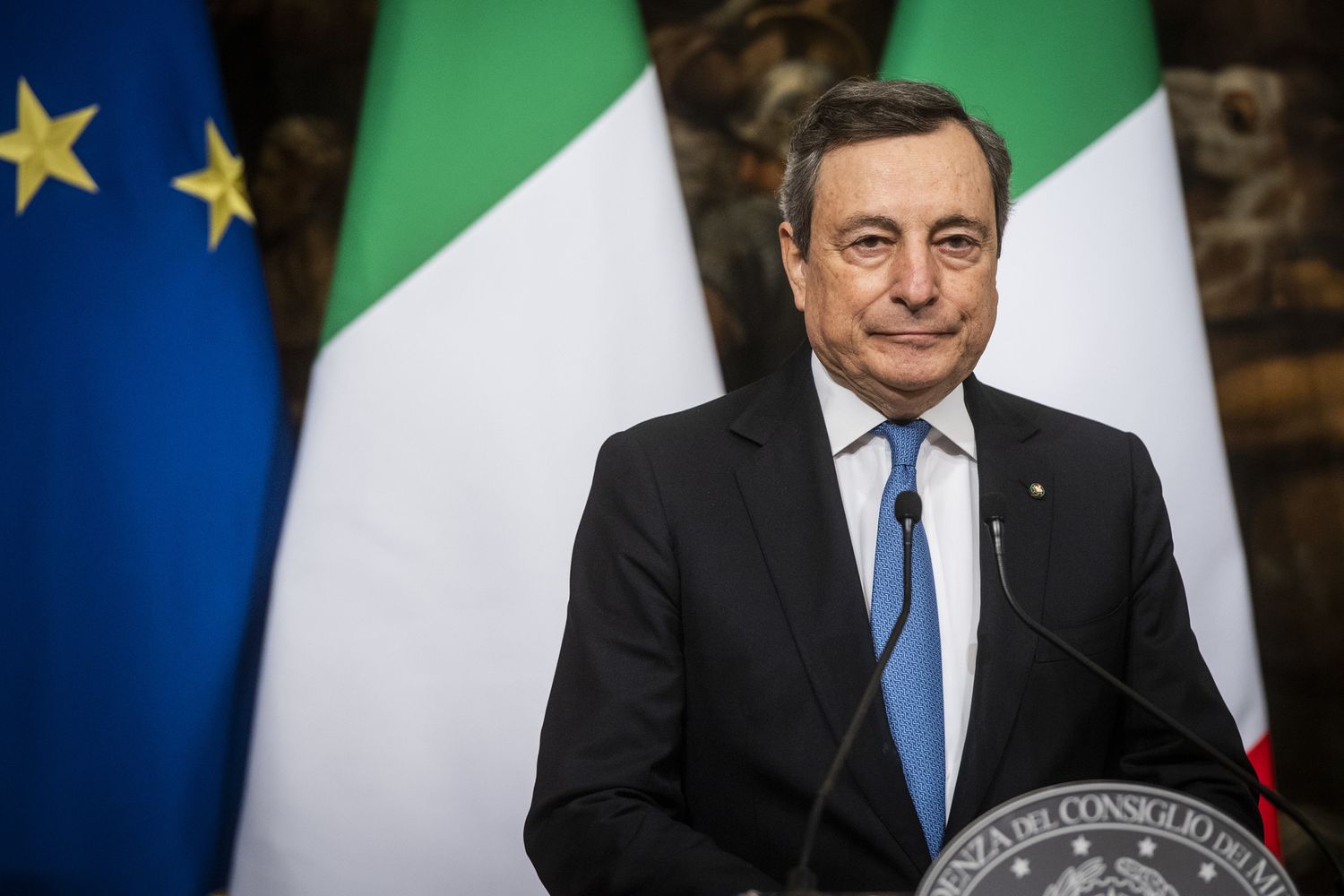 Il premier Mario Draghi&nbsp;