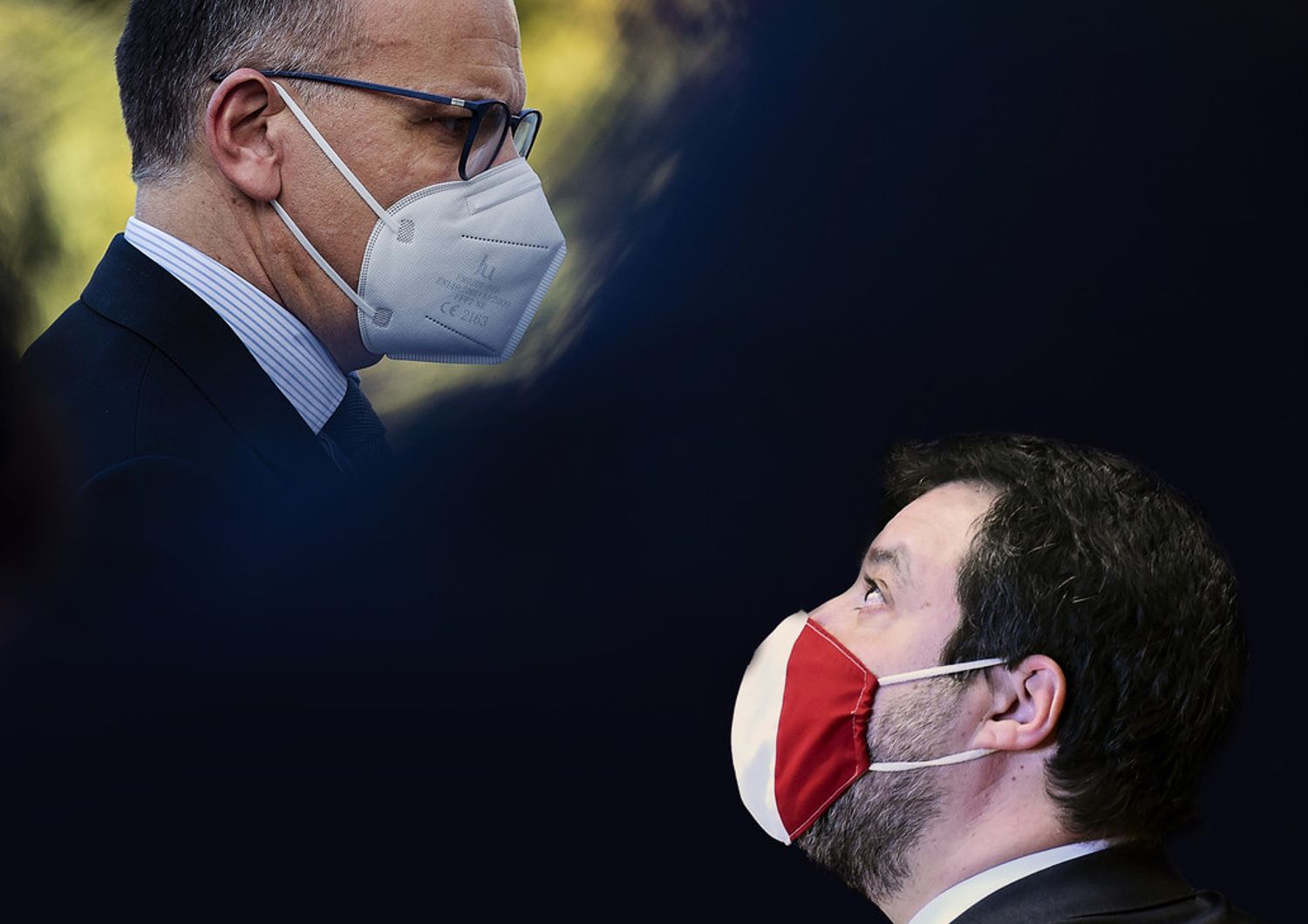 Enrico Letta e Matteo Salvini&nbsp;