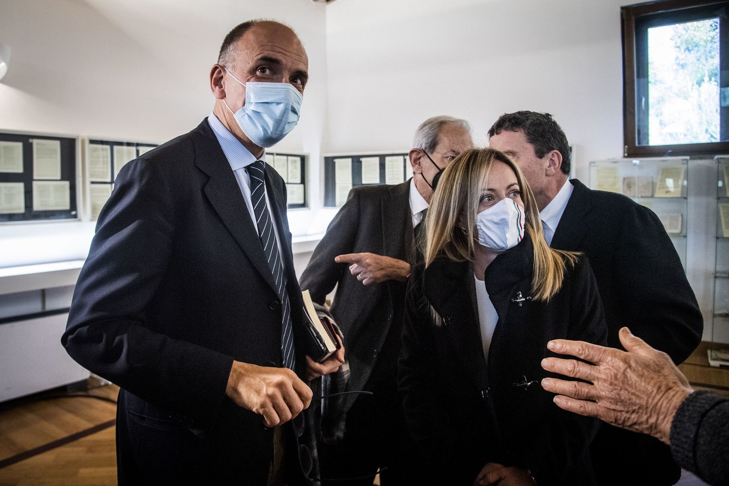 Enrico Letta e Giorgia Meloni