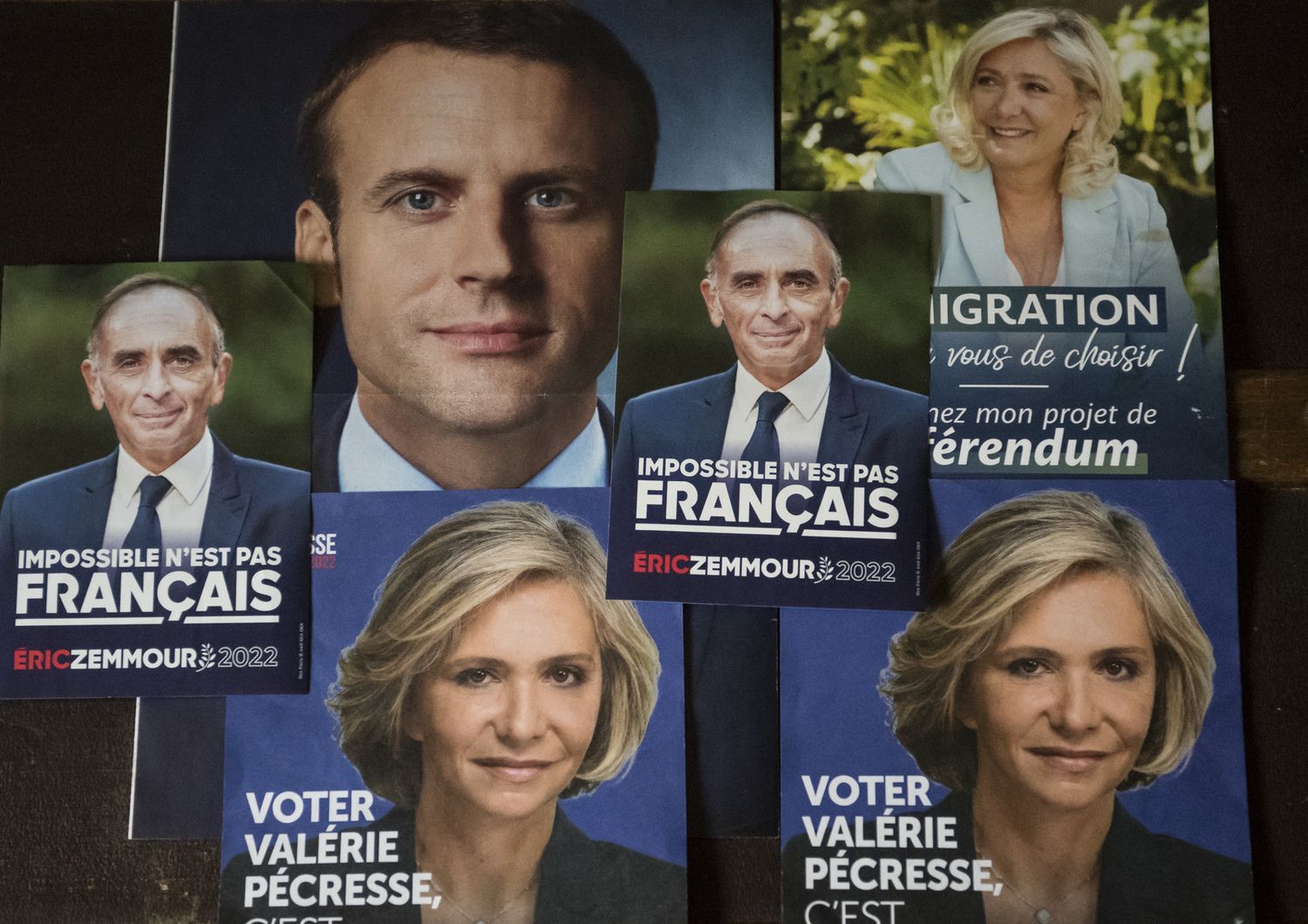 Manifesti elettorali presidenziali francesi