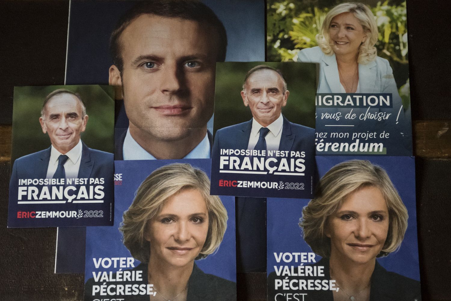 Manifesti elettorali presidenziali francesi