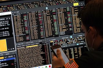 Un operatore della Borsa di New York&nbsp;