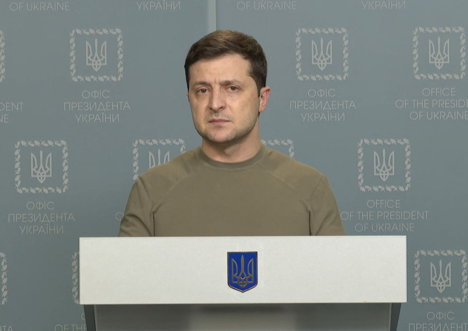 Il presidente ucraino Volodymyr Zelensky &nbsp;