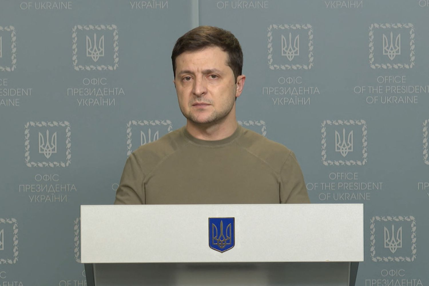 Il presidente ucraino Volodymyr Zelensky &nbsp;