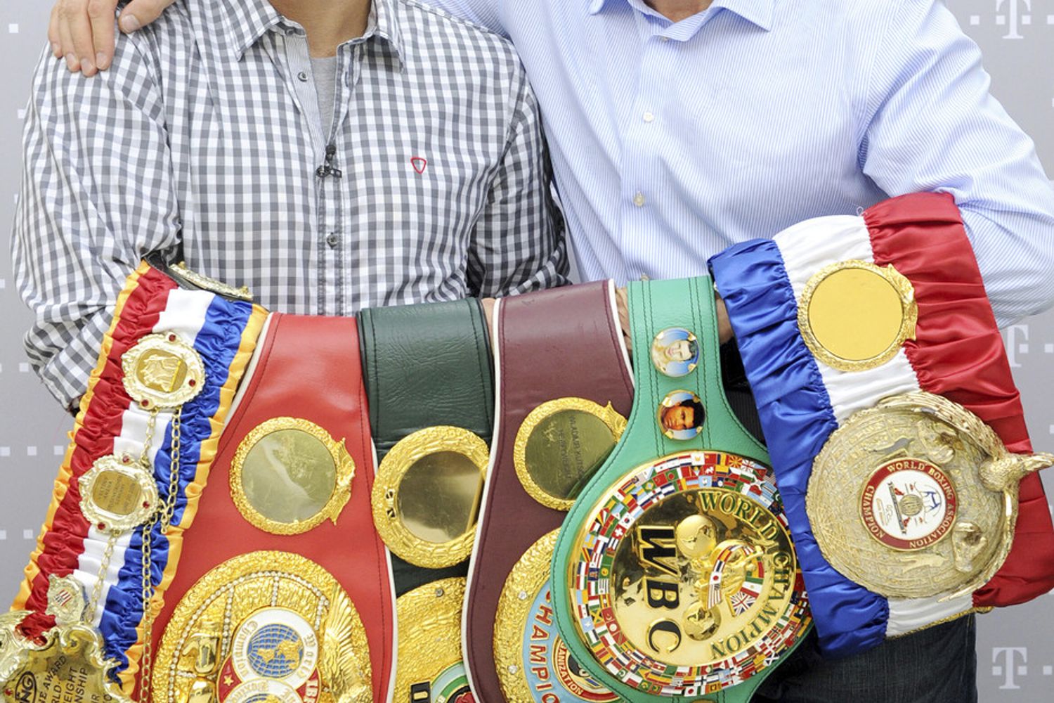 I fratelli pugili ucraini Wladimir e Vitali Klitschko&nbsp;