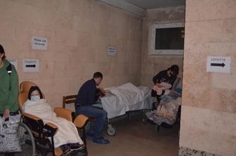 Pazienti nell'ospedale di Leopoli