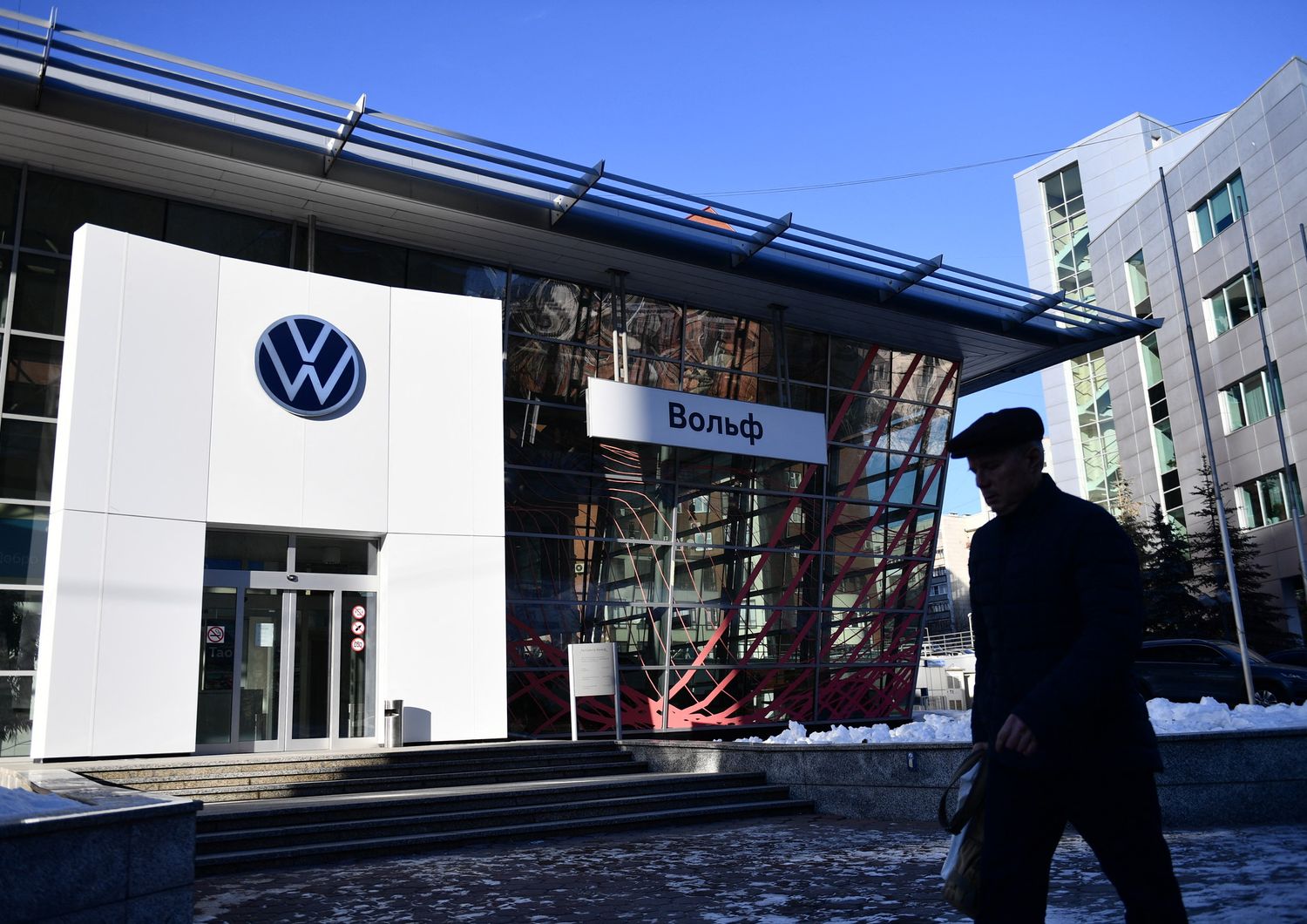 Un rivenditore della Volkswagen in Russia