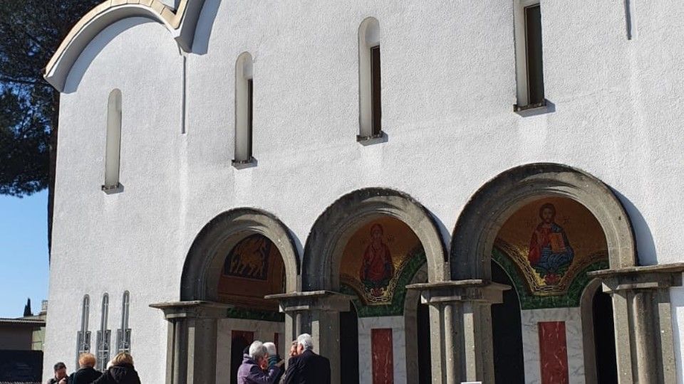 Basilica di Santa Sofia a Roma: consegna dei pacchi per l'Ucraina