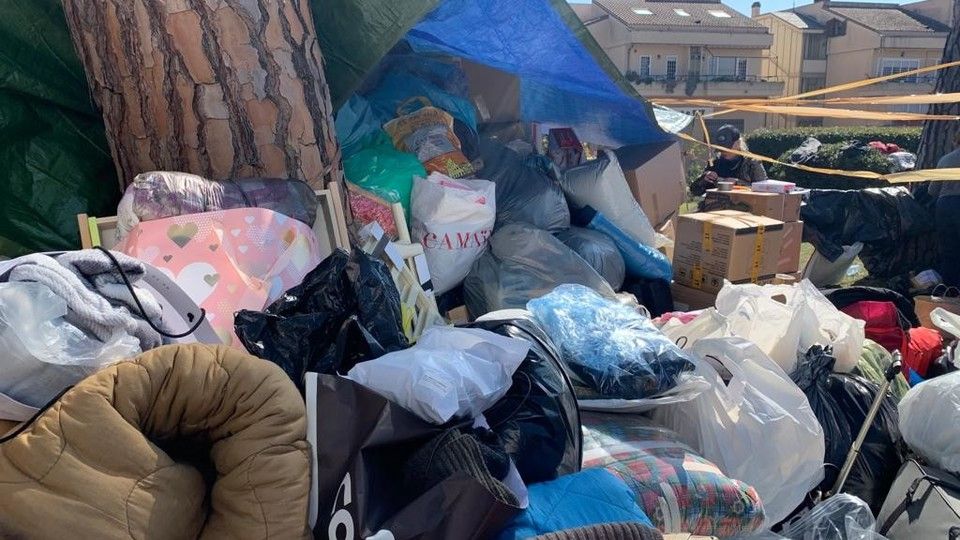 Basilica di Santa Sofia a Roma: consegna dei pacchi per l'Ucraina