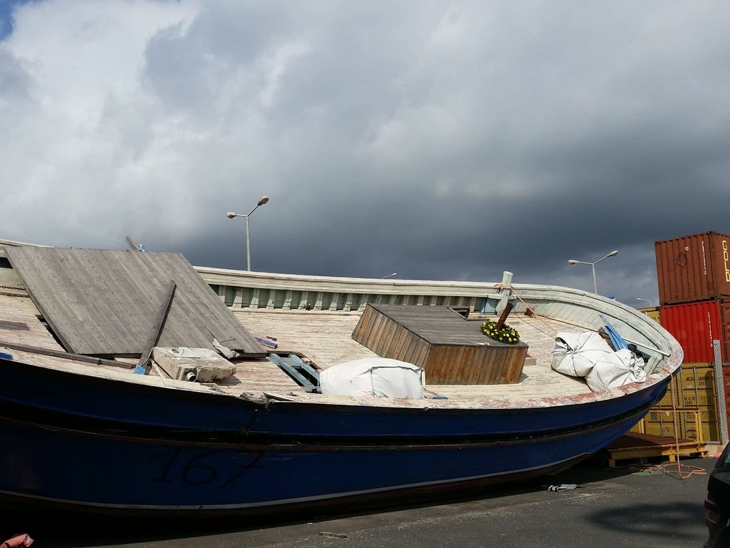&nbsp;L'imbarcazione approdata a Pozzallo, ripulita.&nbsp;