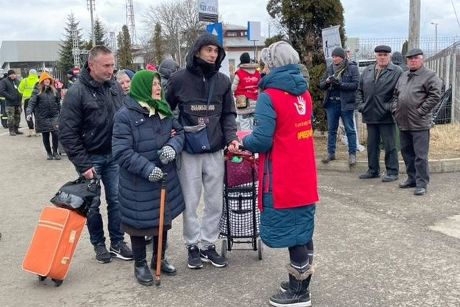 &nbsp;Un'anziana donna e i suoi familiari accolti a Siret