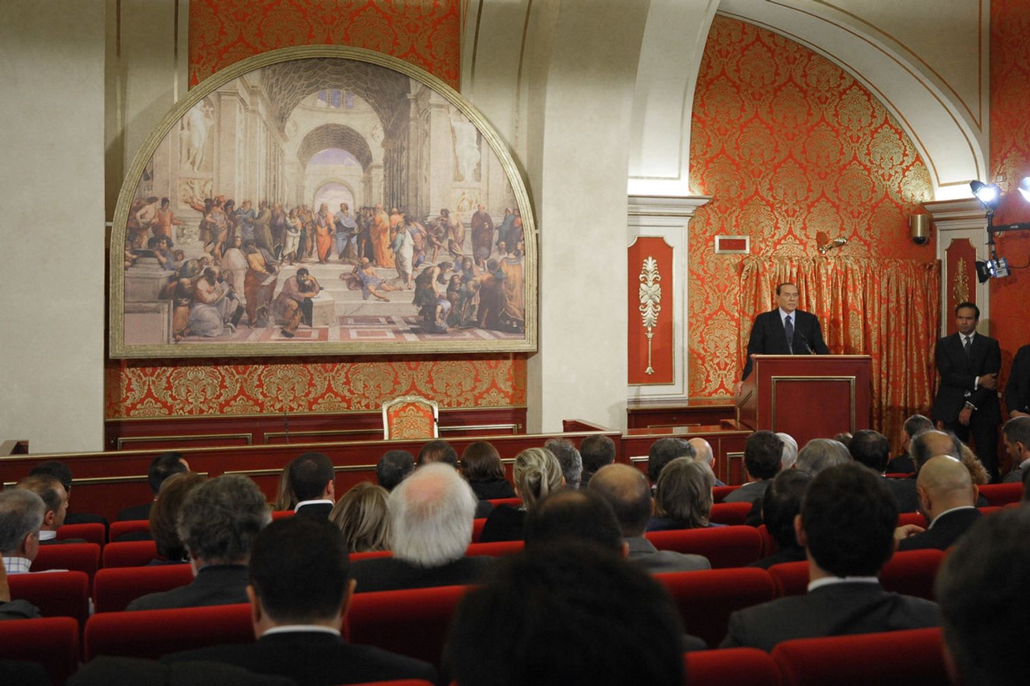 Silvio Berlusconi a Villa Gernetto nel 2012