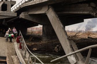 Kiev distrutta dai bombardamenti
