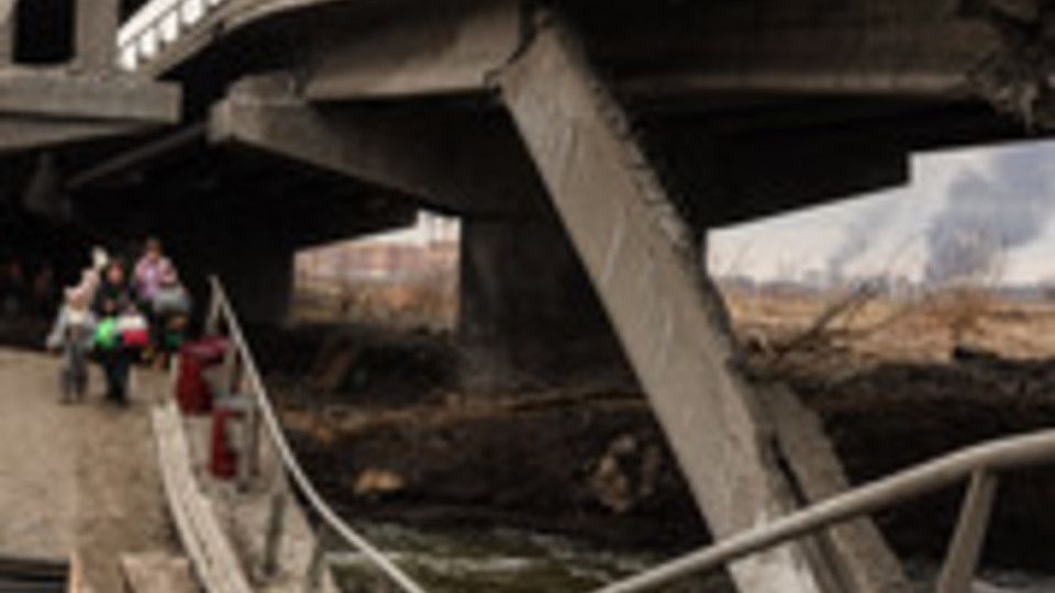 Kiev distrutta dai bombardamenti