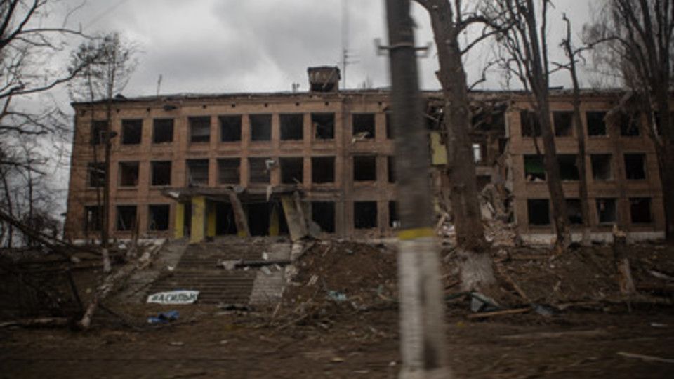 Kiev distrutta dai bombardamenti