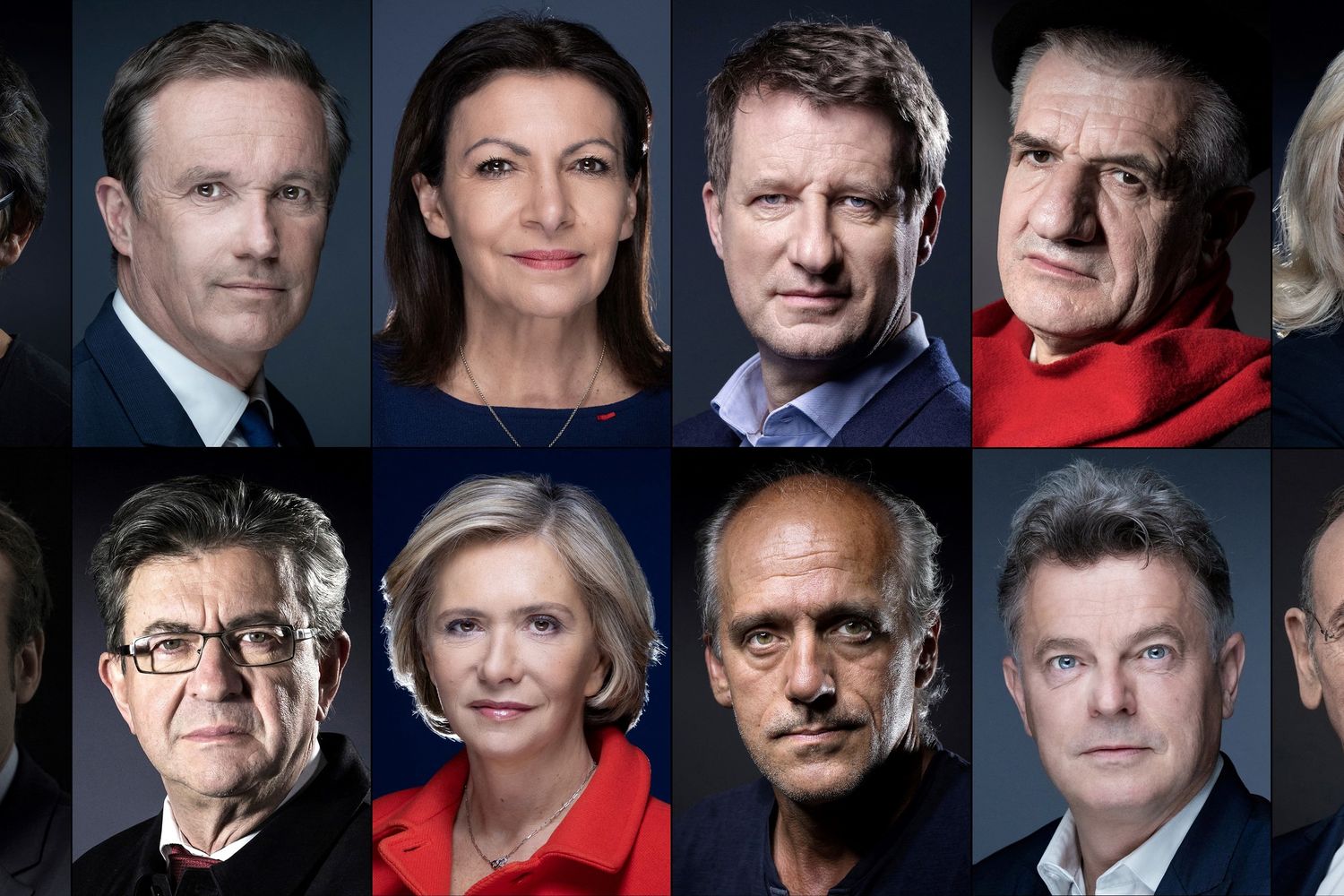 I 12 candidati per le presidenziali Francesi&nbsp;