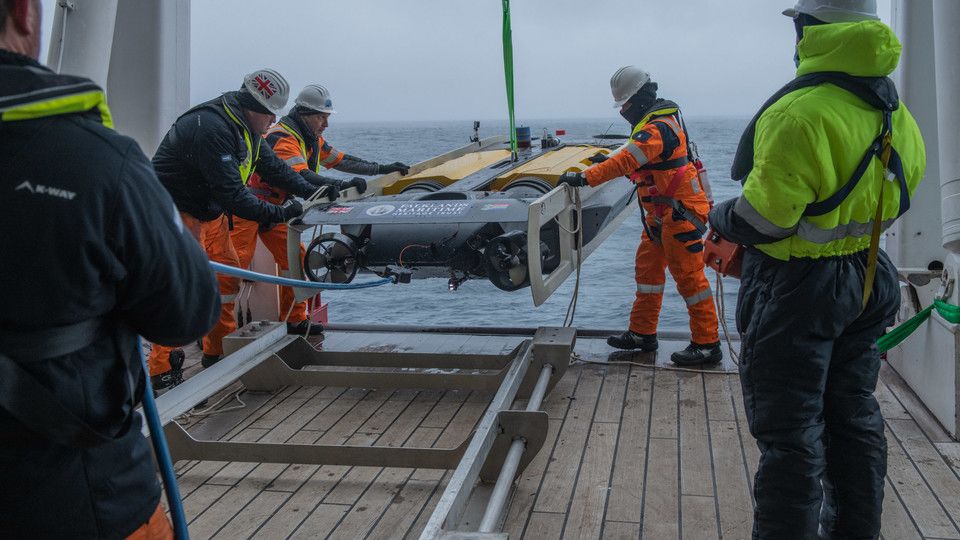 Il drone sottomarino usato nella spedizione Endurance 22