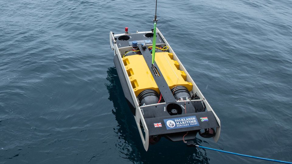 Il drone sottomarino usato nella spedizione Endurance 22