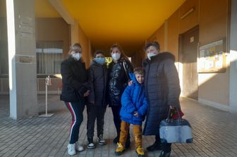 Ostia, centro accoglienza profughi in fuga dall'Ucraina