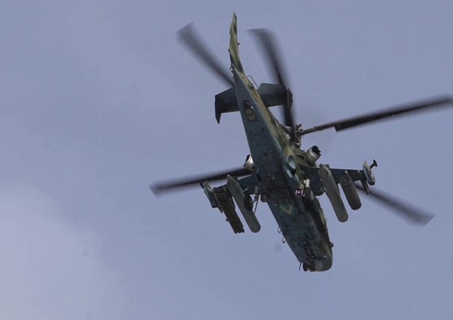 Un elicottero russo&nbsp;Kamov Ka-52 Alligator