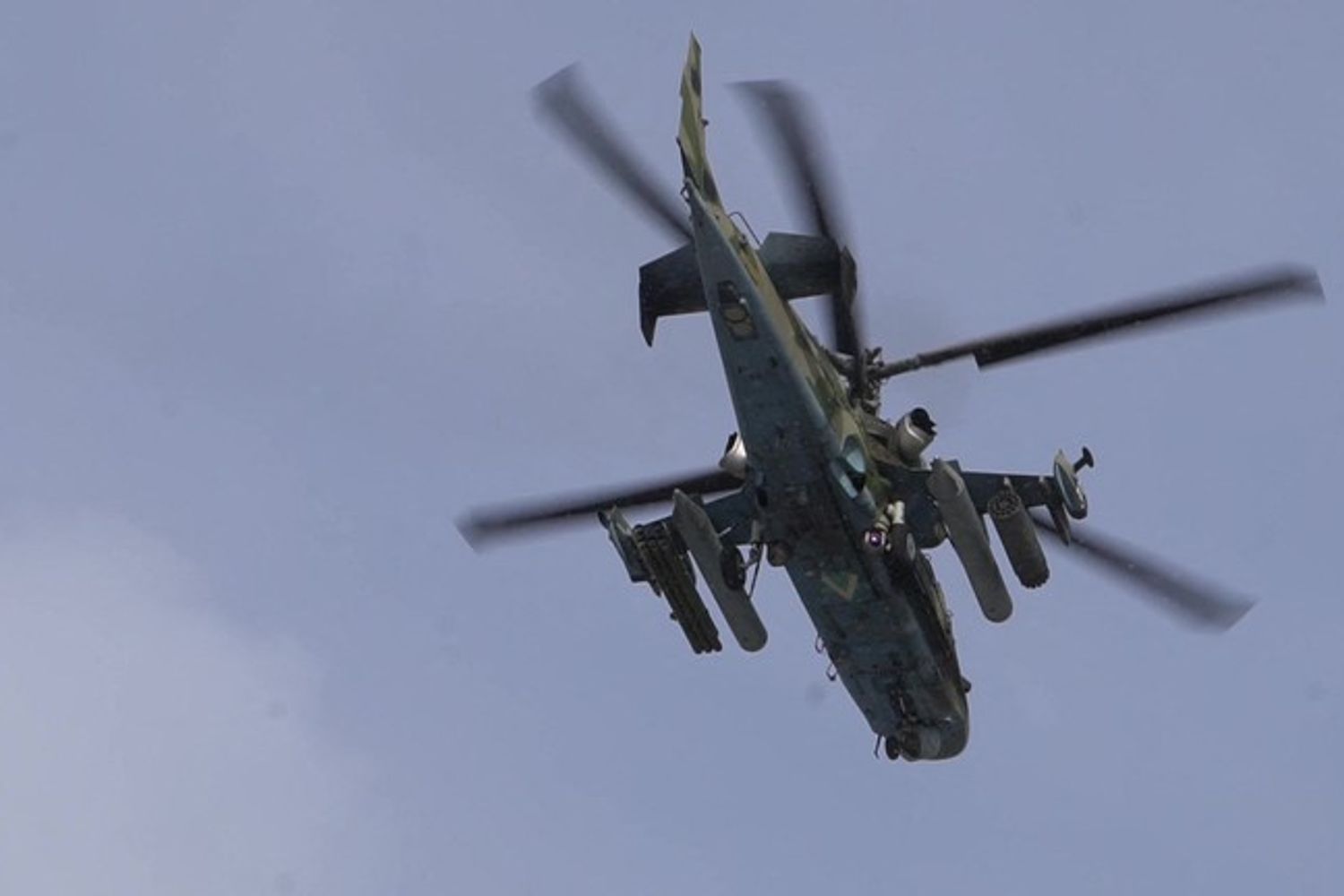 Un elicottero russo&nbsp;Kamov Ka-52 Alligator