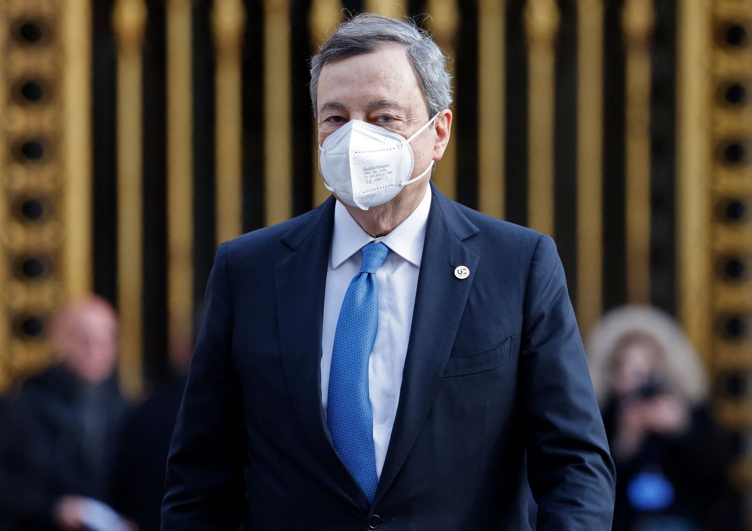 Il presidente del Consiglio italiano, Mario Draghi