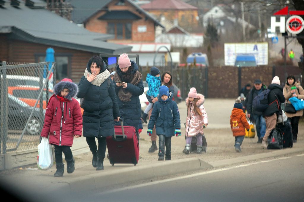 Ucraina, bambini profughi