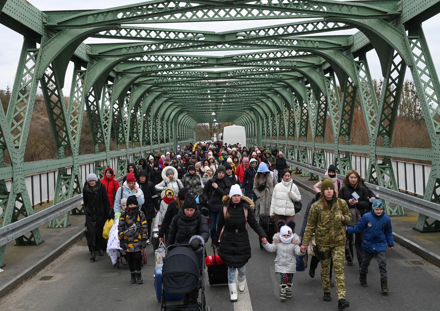 Profughi ucraini arrivano in Polonia