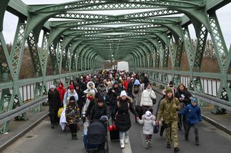 Profughi ucraini arrivano in Polonia