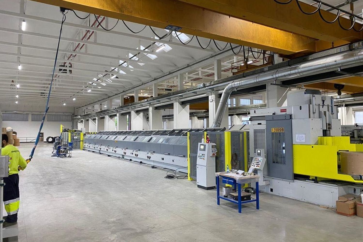 L'interno dello stabilimento Ita