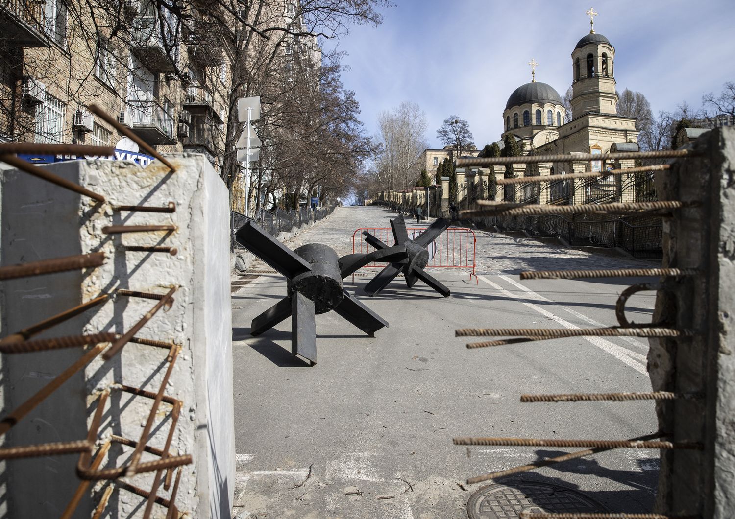 Barricate per le strade di Kiev