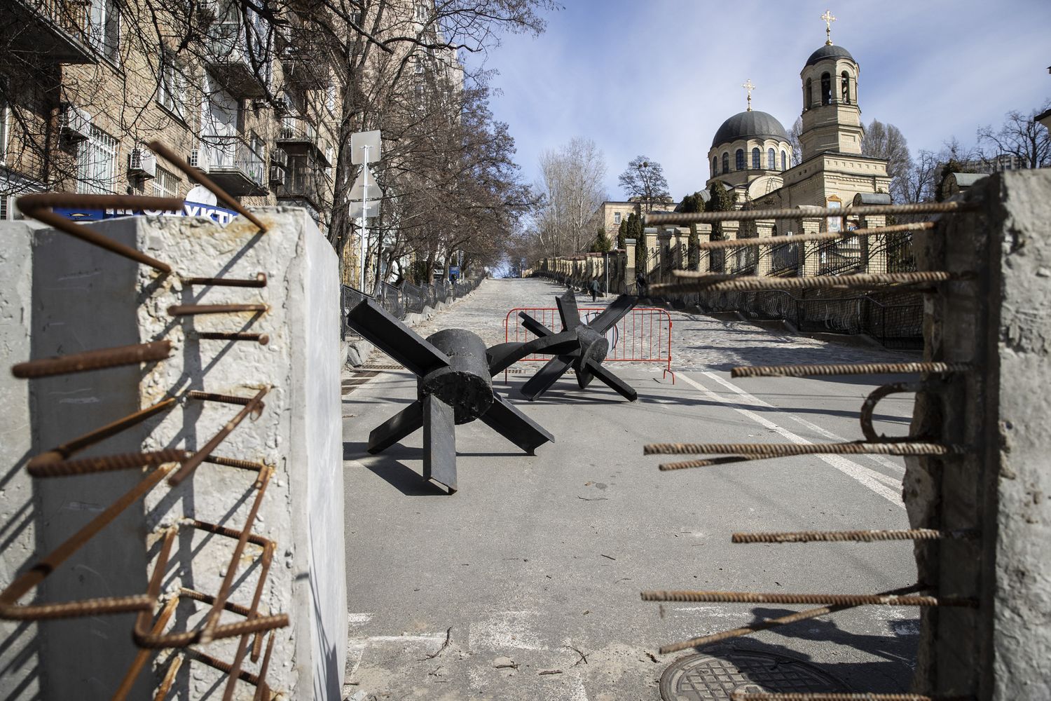 Barricate per le strade di Kiev
