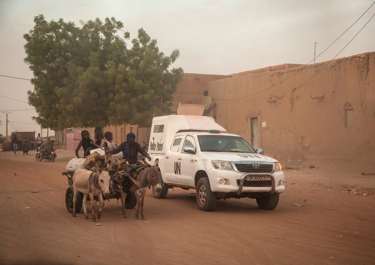 Veicolo delle Nazioni Unite in missione nel Mali&nbsp;