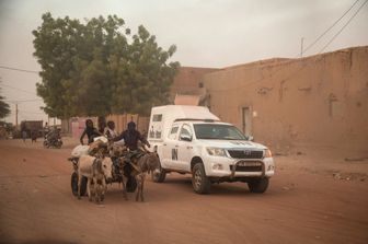 Veicolo delle Nazioni Unite in missione nel Mali&nbsp;