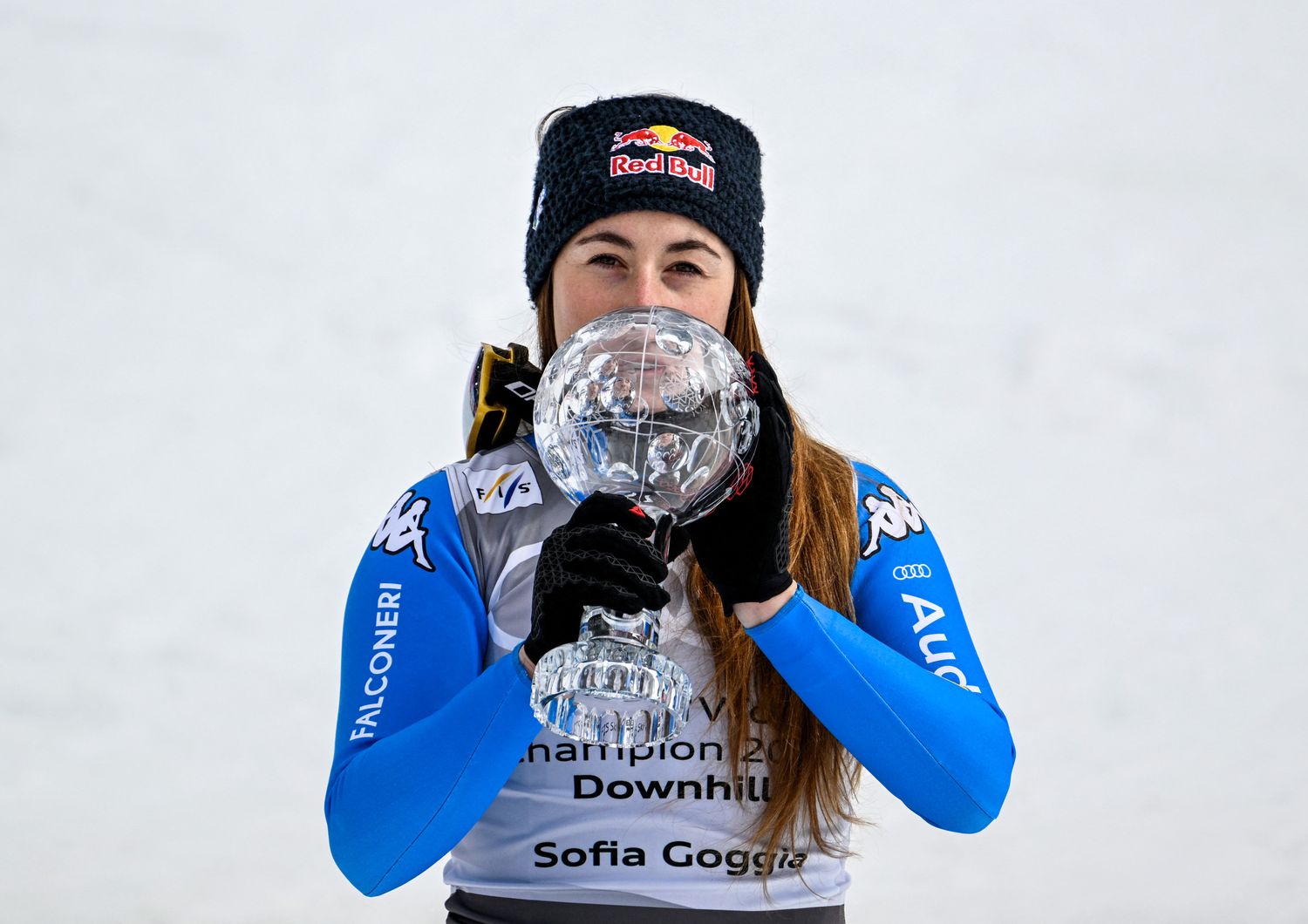 Sofia Goggia vincitrice della Coppa del mondo a&nbsp;Courchevel
