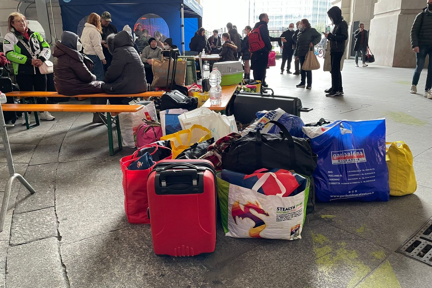 Arrivo profughi hub Milano, stazione Centrale