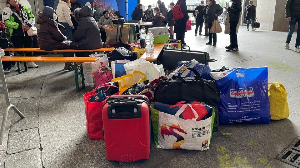 Arrivo profughi hub Milano, stazione Centrale