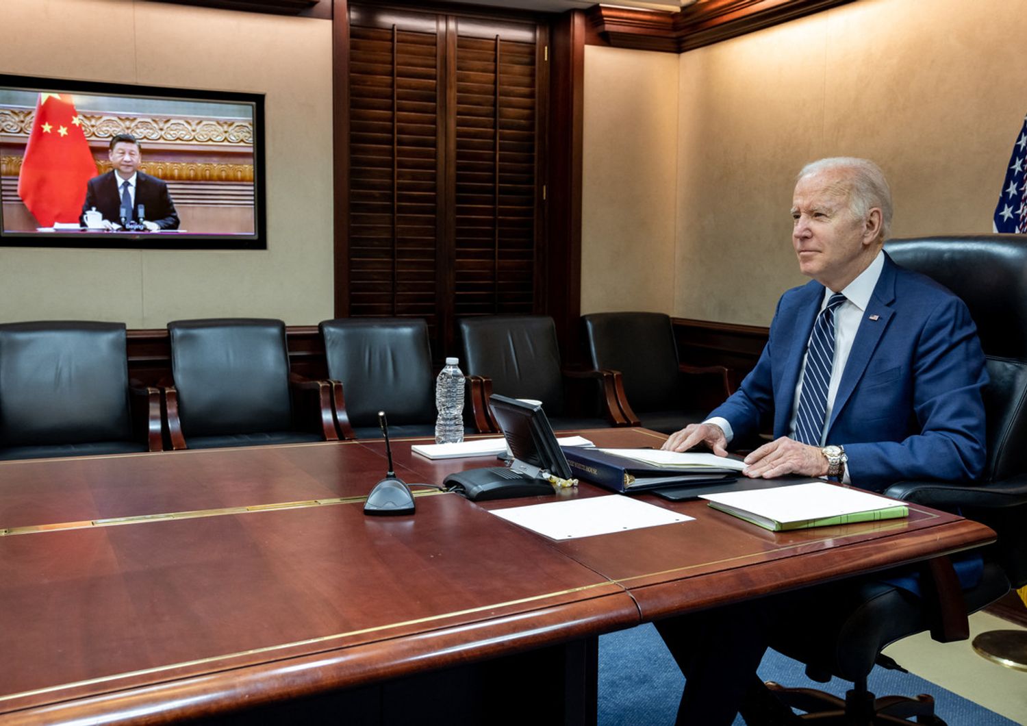 Joe Biden in colloquio con Xi Jinping&nbsp;