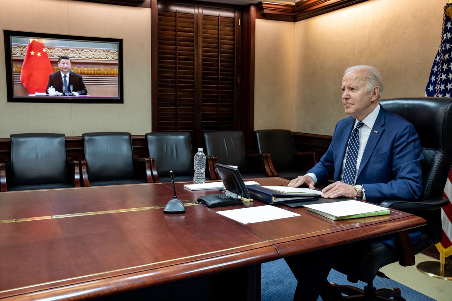 Joe Biden in colloquio con Xi Jinping&nbsp;