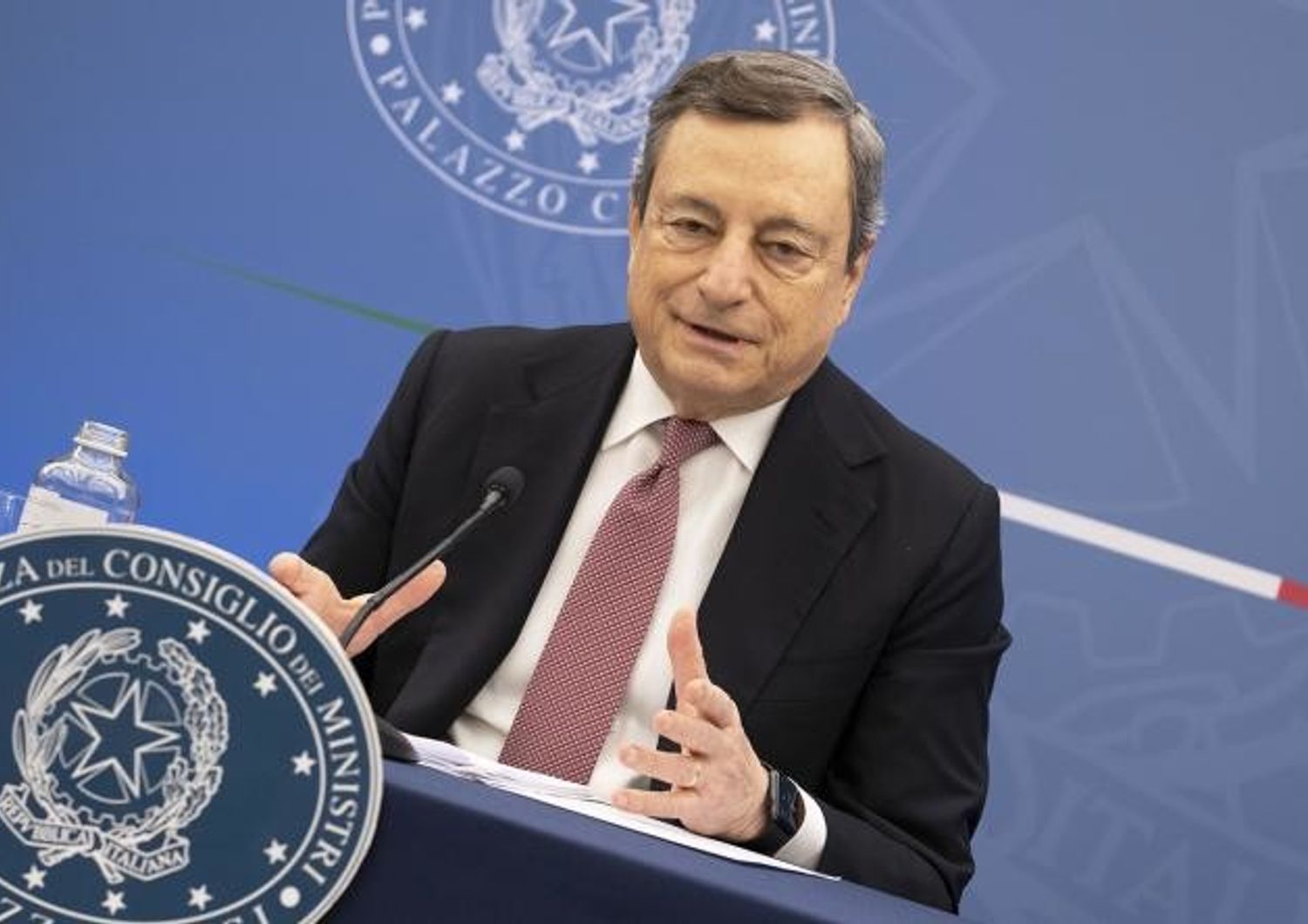 Il premier Mario Draghi&nbsp;