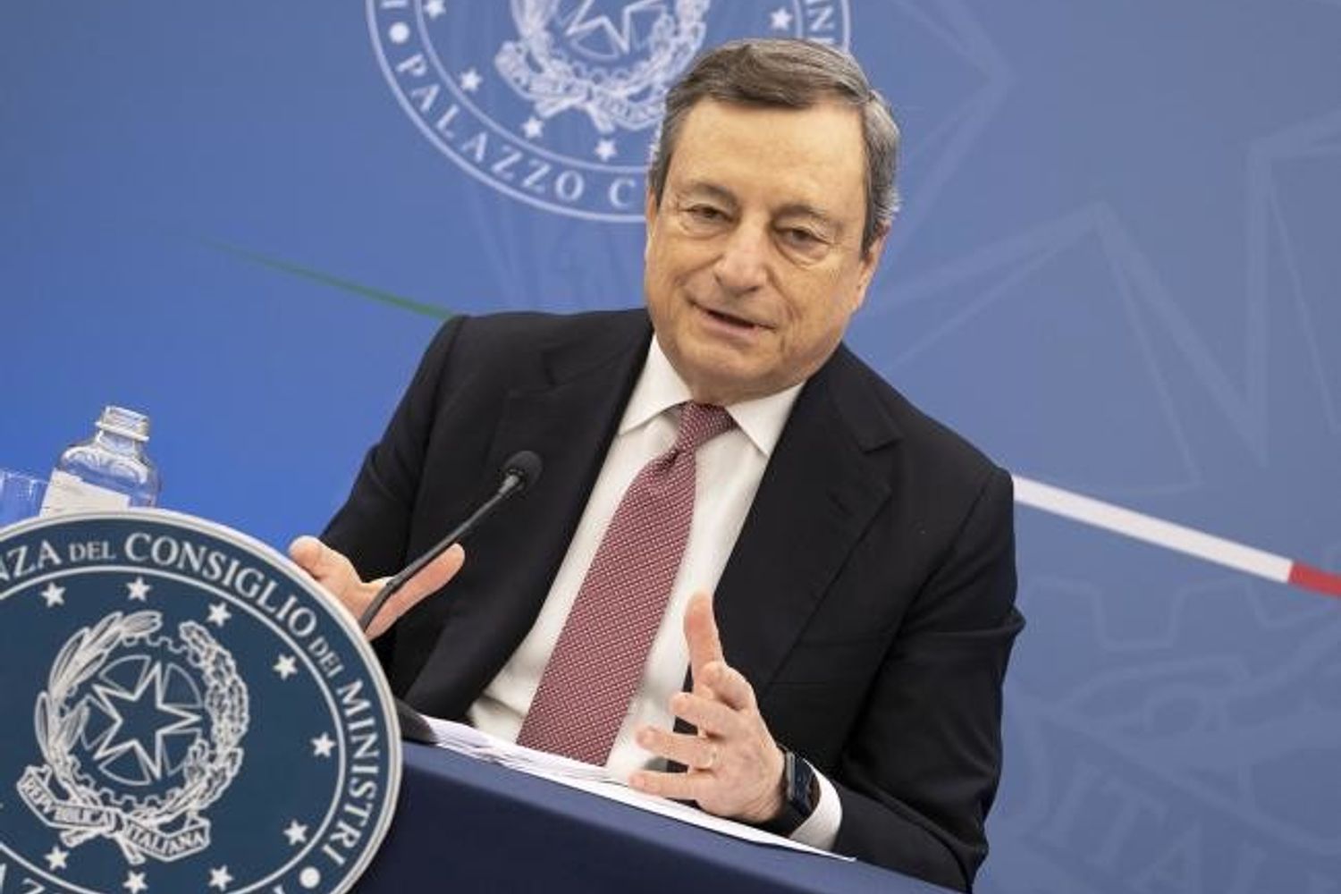 Il premier Mario Draghi&nbsp;