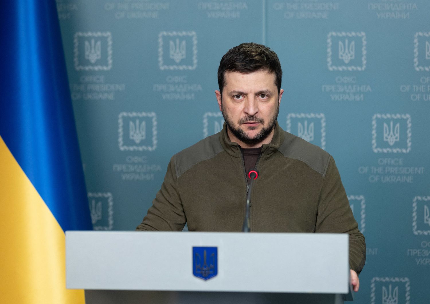 Il presidente ucraino Volodymyr Zelensky