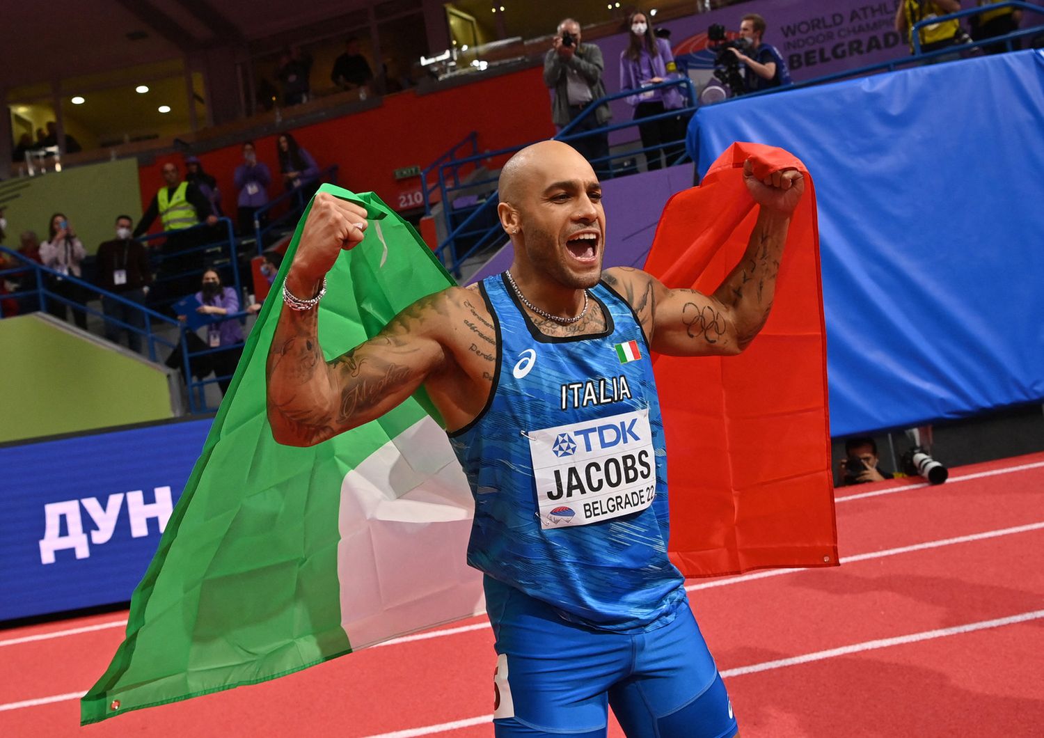 Atletica Mondiali indoor Jacobs oro 60 metri