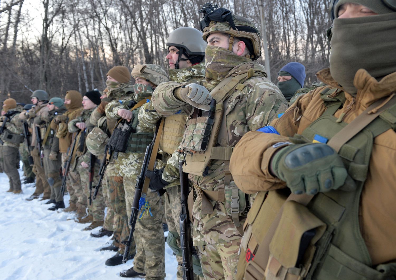 Soldati del battaglione Azov