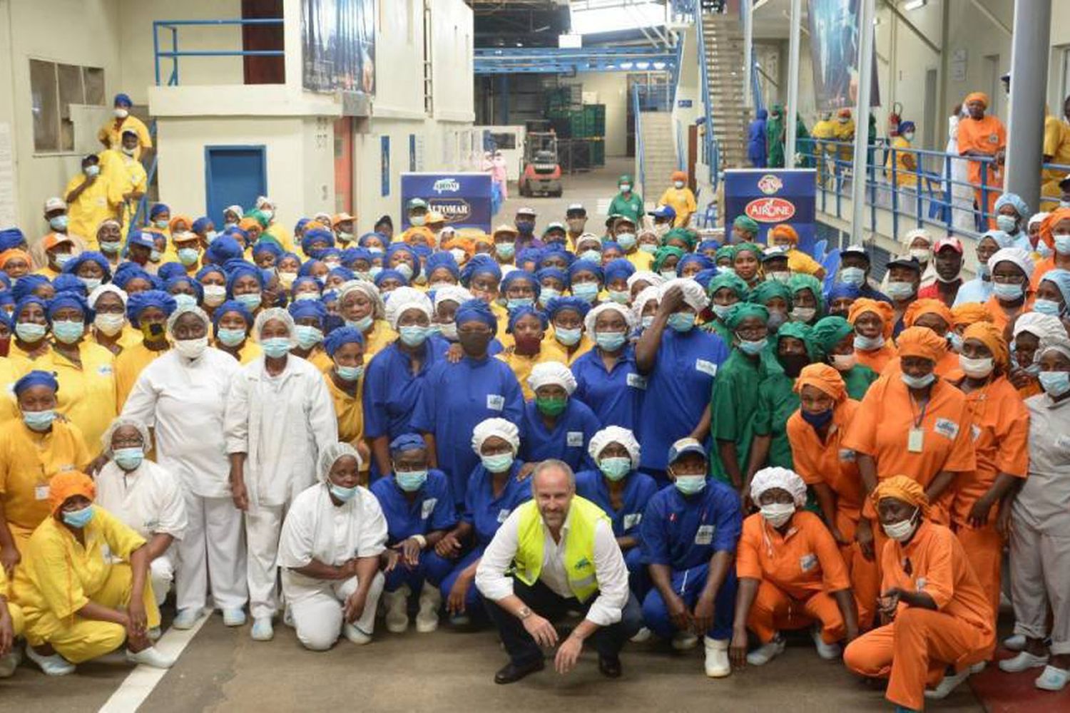 Sergio Tommasini nella sua Airone Seafood