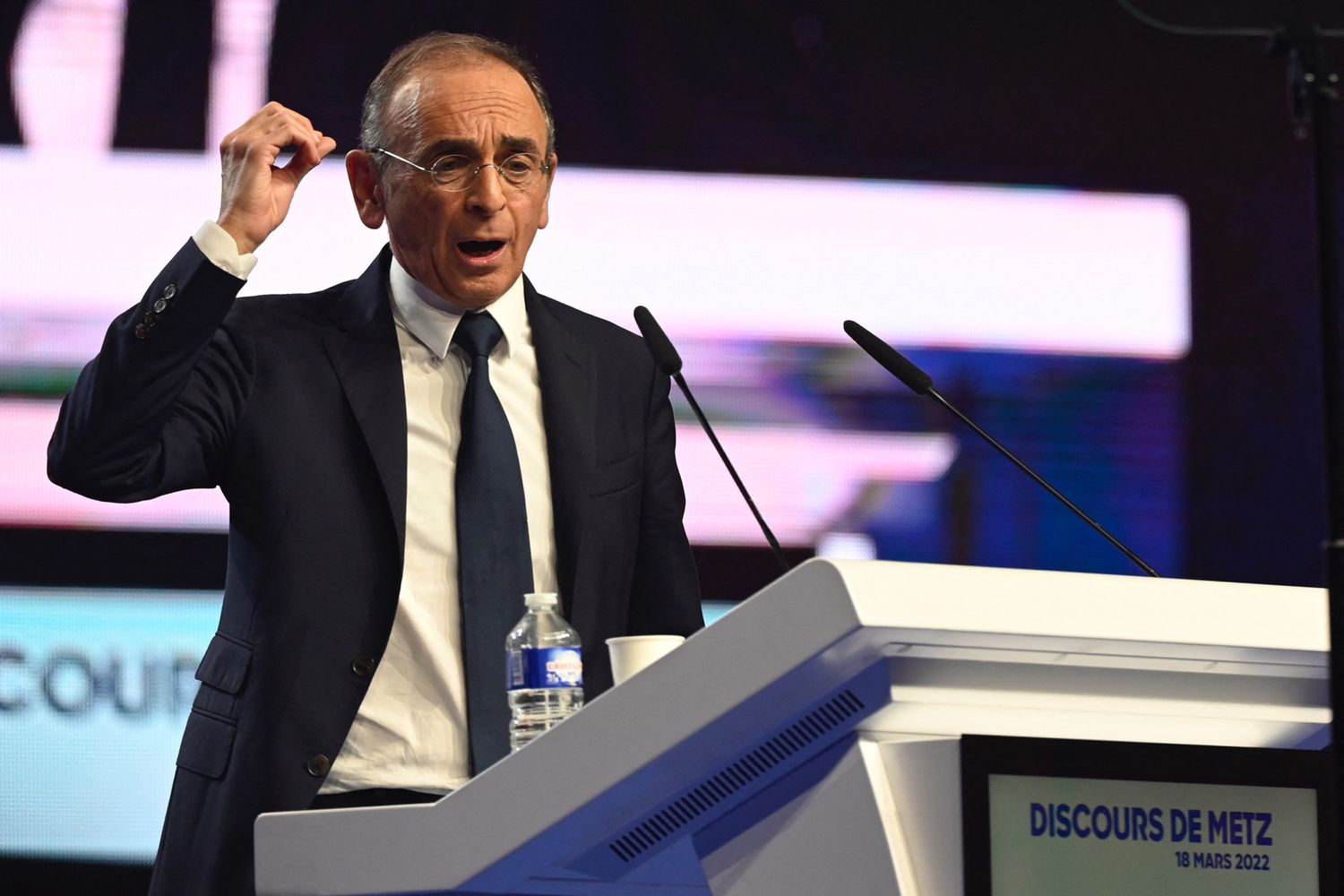 Eric Zemmour, candidato alle presidenziali in Francia