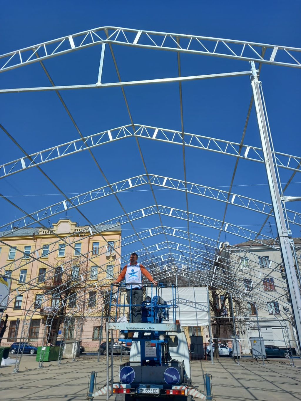 Tensostruttura a Chernivtsi