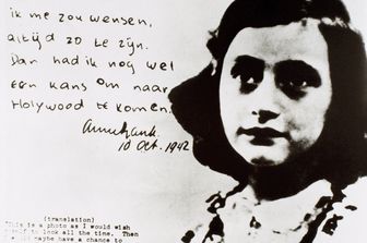 Estratto dal diario e ritratto di Anna Frank &nbsp;